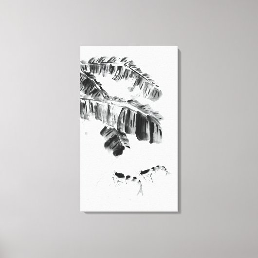 クマザメ キャンバスプリント (正面)