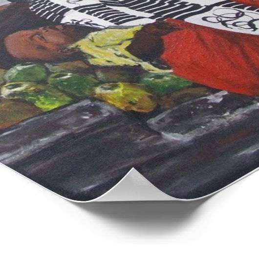 クマシ通り市場 ポスター (角)