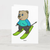 クマスキー・スキー カード (裏面)