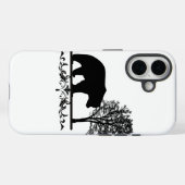 クマデザイン電話ケース， apple Case-Mate iPhoneケース (裏面 (横))