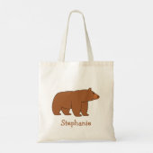 クマデザイン トートバッグ (裏面)