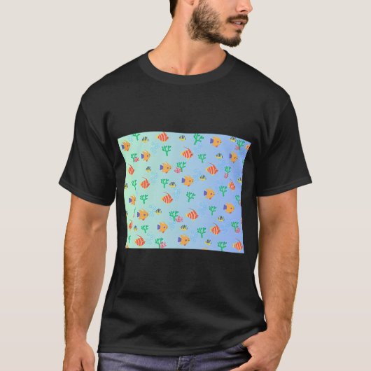 クマノミと海 Tシャツ (正面)