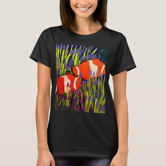 クマノミの庭園 Tシャツ (正面)