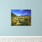 クマノミは大草原を覆う キャンバスプリント (インサイチュ (ウッドフロア))