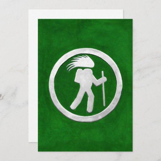 クマノミチの標識 招待状 (正面/裏面)