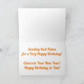 「クマノミ」誕生日カード カード (内部)