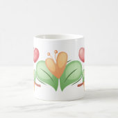 クマハートコレクション – 白 コーヒーマグカップ (中央)