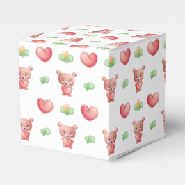 クマハートコレクション – 白 フェイバーボックス