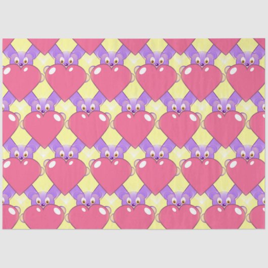 クマハートティッシュペーパー 薄葉紙 (正面)