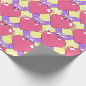 クマハート包装紙 ラッピングペーパー (角)