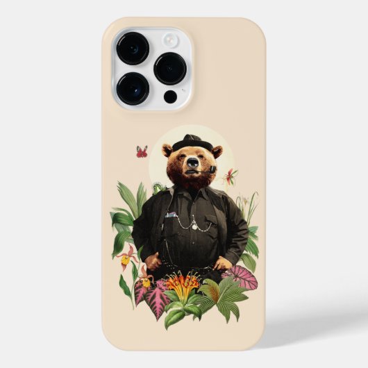 クマファンシー動物探偵 iPhoneケース (裏面)