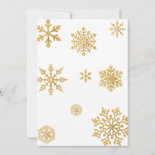 クマベビー冬のベビーシャワー外は寒い 招待状 (裏面)