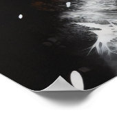 クマポートレート絵画動物の冒険野生動物 ポスター (角)