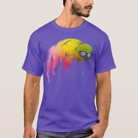 クマムシ 微生物 ミクロ 微生物学者 科学 ギフト Tシャツ (正面)