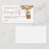 クマモダンバルーンMommyのベリーゲーム エンクロージャーカード (正面/裏面)