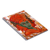 クマリ女性顔 ノートブック (右側)