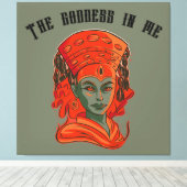 クマリ – 私の女神 キャンバスプリント (インサイチュ (ウッドフロア))