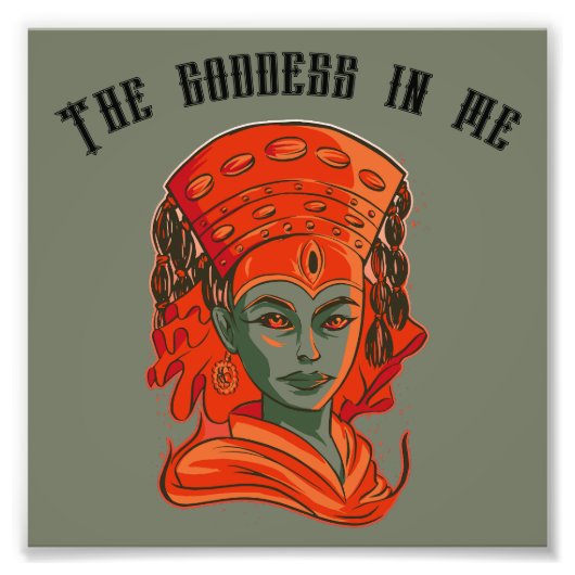 クマリ – 私の女神 フォトプリント            (正面)