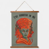 クマリ – 私の女神 吊り下げ型タペストリー (正面)