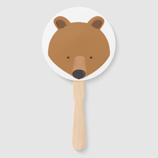 クマ一動物第一誕生日 ハンドファン (裏面)