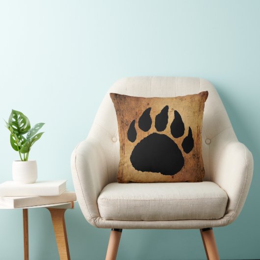 クマ前部印刷枕 クッション (椅子)