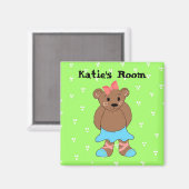 クマ名マグネット マグネット (正面/裏面)