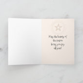 クマ図解入りの、写真付きの，ウミガメ，ウミガメの雪 カード (内部)