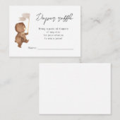 クマ国旗おむつラッフルエンクロージャカード エンクロージャーカード (正面/裏面)