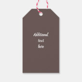 クマ型ハチミツボトルカスタムタイオン ギフトタグ (裏面)