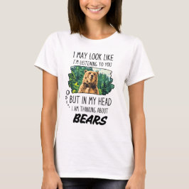 クマ好きのためのユーモアTシャツ Tシャツ