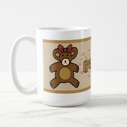クマ好きマグ コーヒーマグカップ (左)