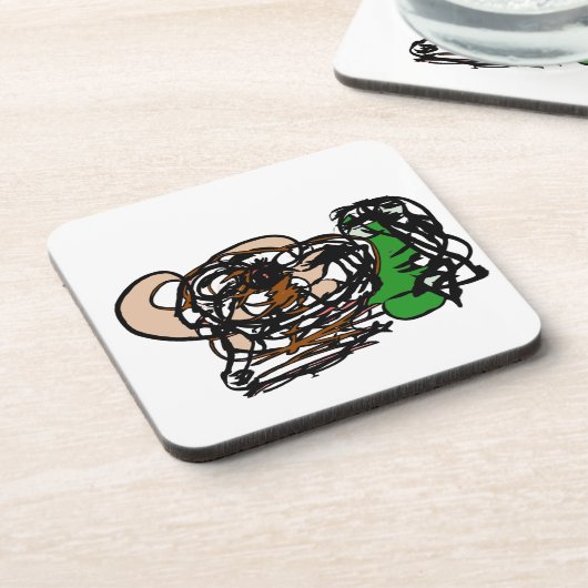 クマ好き コースター (左側)