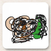 クマ好き コースター (正面)