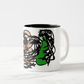 クマ好き ツートーンマグカップ (正面右)