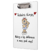 クマ小児ナースクリップボード クリップボード (左)