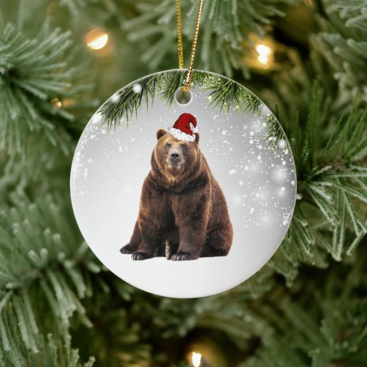 クマ恋人の大人の子供のためのクマのクリスマスギフト セラミックオーナメント (ツリー)