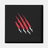 クマ爪 マグネット (正面)