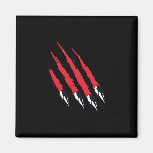 クマ爪 マグネット (正面)