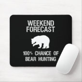 クマ狩りギフトおもしろい- Hunter Weekend Forecast マウスパッド (マウス)
