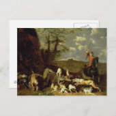 クマ狩り1655年 ポストカード (正面/裏面)