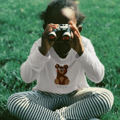 クマ用の動物文字B ベビーTシャツ