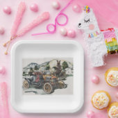 クマ表現 ペーパープレート (パーティー)