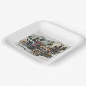 クマ表現 ペーパープレート (傾斜あり)