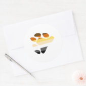 クマ記号 ラウンドシール (封筒)