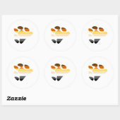 クマ記号 ラウンドシール (シート)