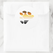 クマ記号 ラウンドシール (バッグ)