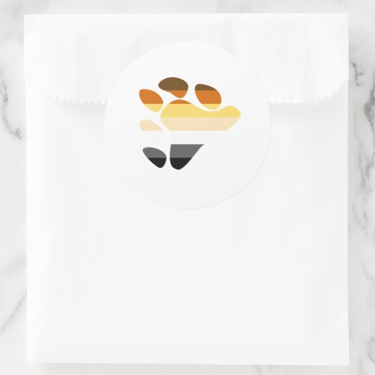 クマ記号 ラウンドシール (バッグ)