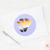 クマ記号 ラウンドシール (封筒)