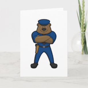 クマ警官 カード
