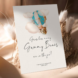 クマ赤ちゃんシャワーのゲーム – グミベアの数?